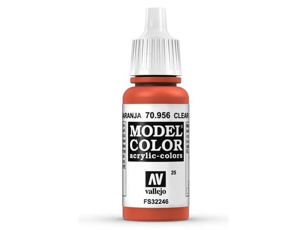 Vallejo 70.956, 17 ml, Oransje, Matte, Flaske