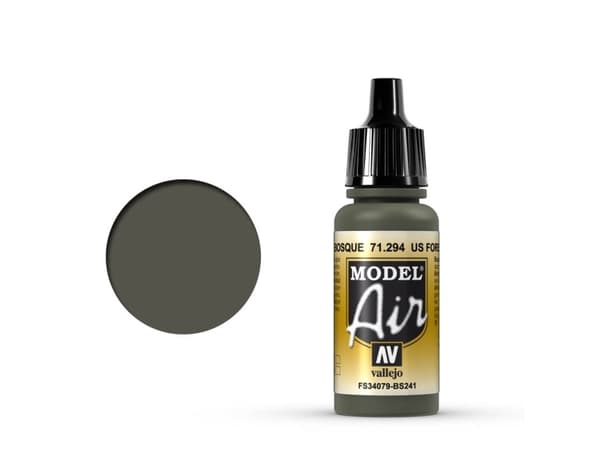 Vallejo 71.294, 17 ml, Grön, Matt, Flaska