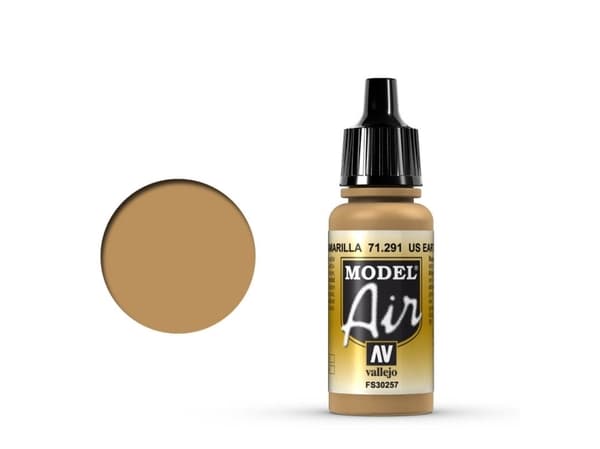 Vallejo 71.291, Brun, Acryl maling, Væske, 17 ml, 1 stykker