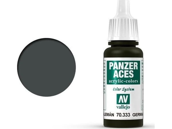 Vallejo 70.333, Svart, Grå, Akrylfärg, Flytande, 17 ml, 1 st