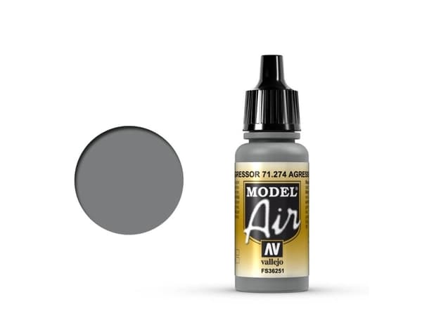 Vallejo 71.274, Grå, Acryl maling, Væske, 17 ml, 1 stykker