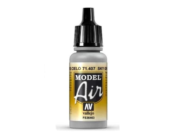 Vallejo 71.407, 17 ml, Grå, Matte, Flaske