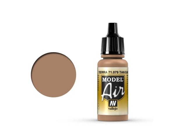 Vallejo 71.079, Brun, Akrylfärg, Vätska, 17 ml, 1 styck