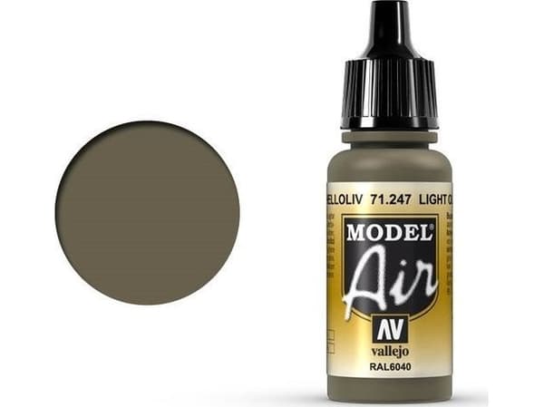 Vallejo 71.247, Brun, Acryl maling, Væske, 17 ml, 1 stykker
