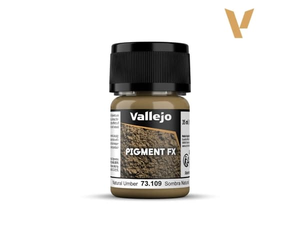 Vallejo 73.109, Grå, 35 ml, 1 stykker, Natural Umber