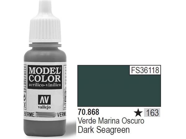 Vallejo 70.868, 17 ml, Grön, Matt, Flaska