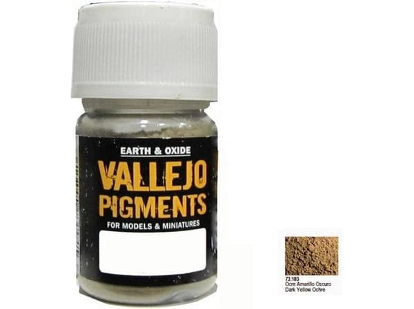 Vallejo Pigment Dark Yellow Ocre 73103
