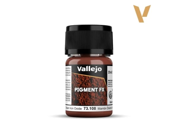 Vallejo 73.108, Brun, 35 ml, 1 styck, Brown Iron Oxide