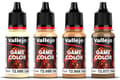 Miniatyrbild 1 av 2: Vallejo Vallejo: 72.380 - Game Color - Tanned Skin Set 4 x (18 ml)
