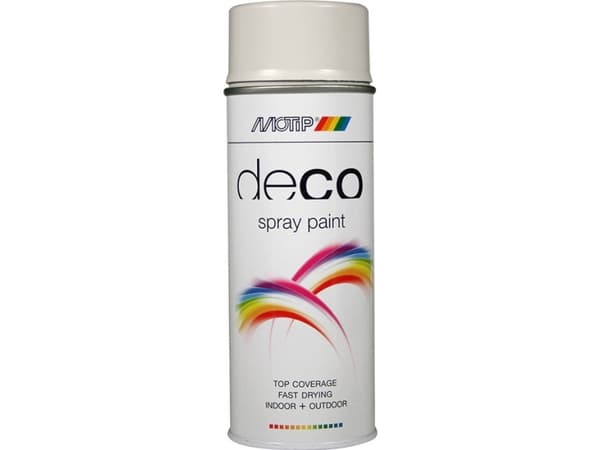 Motip deco Ral 7035 lysgrå 400ml.