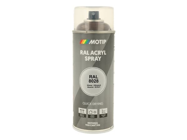 Motip Ral 8028 high gloss terra brown