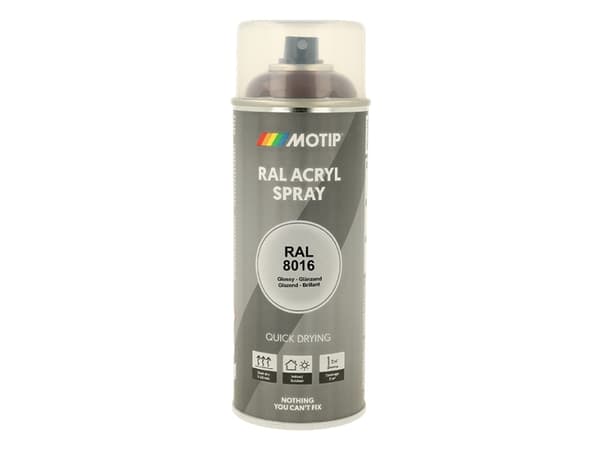 Motip Ral 8016 high gloss mahogany brown