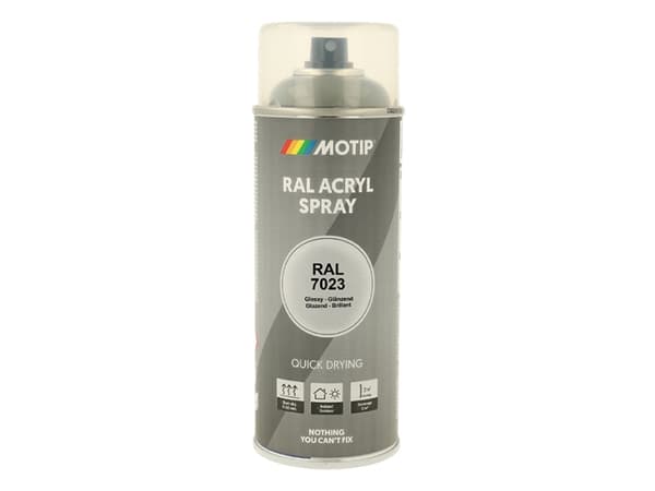 Motip Ral 7023 high gloss concrete grey