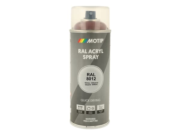 Motip Ral 8012 high gloss red brown