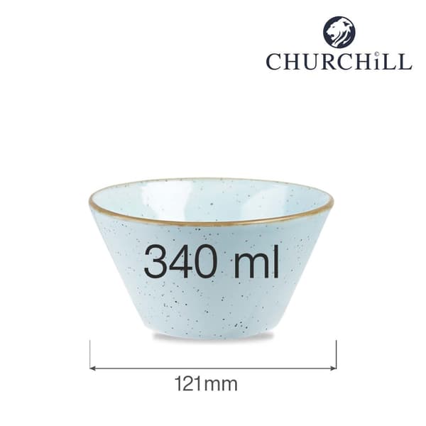 Konisk skål Stonecast Duck Egg Blue 340 ml, 121 mm