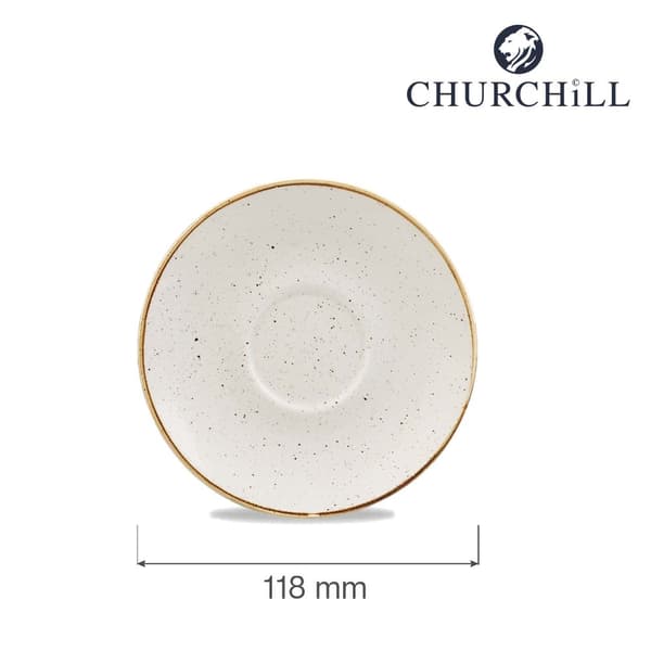 Espresso-underkop Stonecast Barley White 118 mm