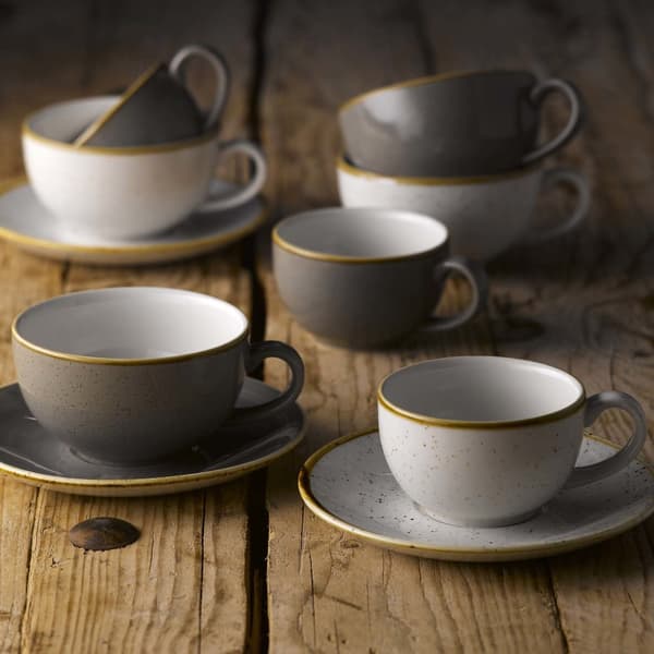 Espresso-underkop Stonecast Barley White 118 mm