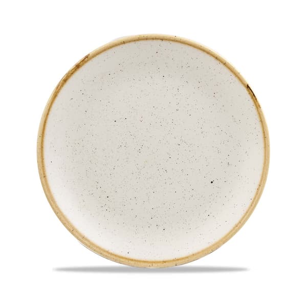 Flad tallerken Stonecast Barley White 165 mm