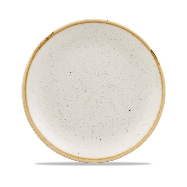 Platt tallrik Stonecast Barley White 217 mm