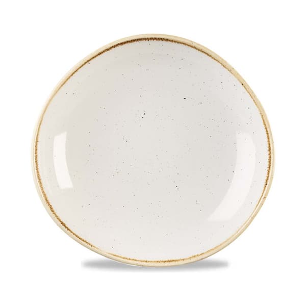 Skål i organisk form Stonecast Barley White 253 mm