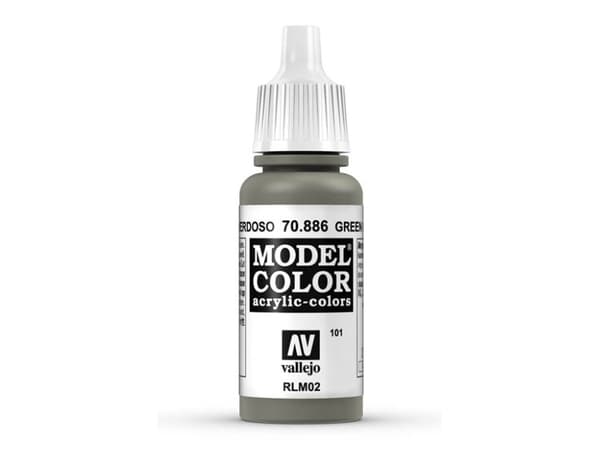 Vallejo 70.886, 17 ml, Grønn, Grå, Matte, Flaske
