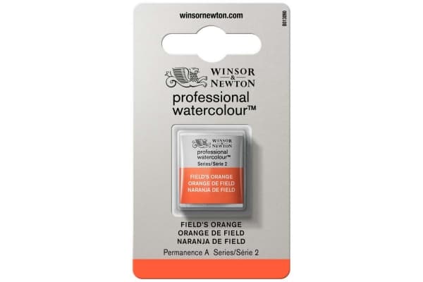 Watercolour proff. 1/2 pan Field's Orange 418