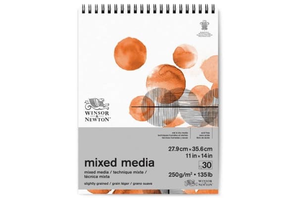 Mixed media pad 250g 28x36cm, 30 pages