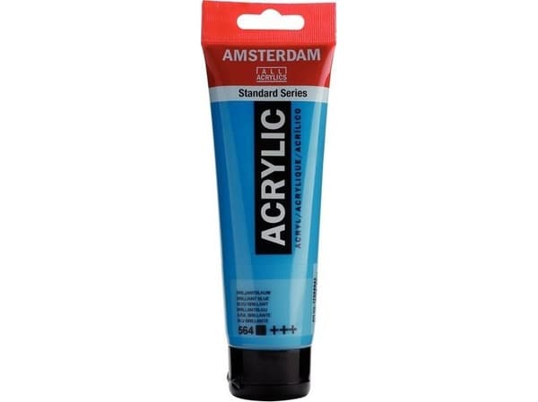 Artequipment Farba akrylowa TALENS AMSTERDAM 120ml 564 - BRILLANT BLUE uniw