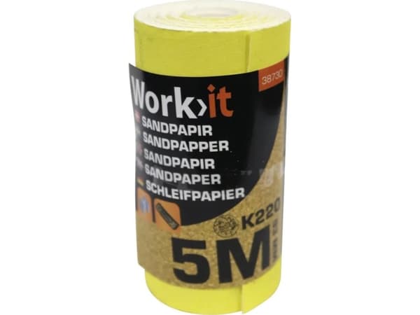 Home it Work ® sandpapir 9,3×500 cm K220