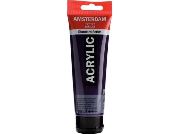 Artequipment Akrylfärg TALENS AMSTERDAM 120ml 568 - PERMANENT BLÅ VIOLET uniw