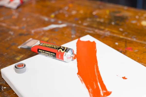 Rembrandt Oil Colour Tube Cadmium Red Medium 314