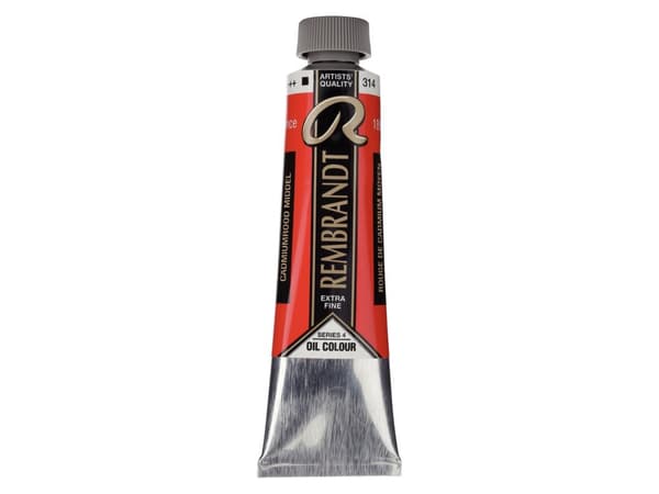 Rembrandt Oil Colour Tube Cadmium Red Medium 314