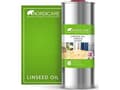 Pikkukuva 1 / 4: Nordicare LINSEED OIL is a vegetable oil for treatment and maintenance of all solid wood. The oil leaves a 100% biological surface and underlines the