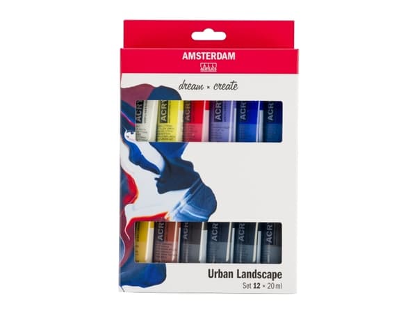 Artequipment TALENS AMSTERDAM 12X20ML URBAN LANDSCAPE uniw