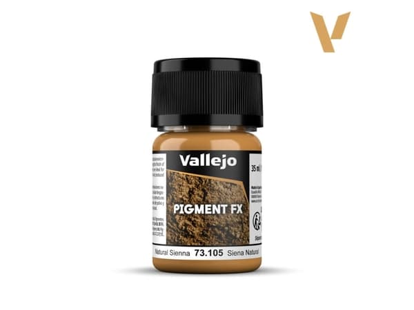 Vallejo 73.105, Brun, 35 ml, 1 stykker, Natural Sienna