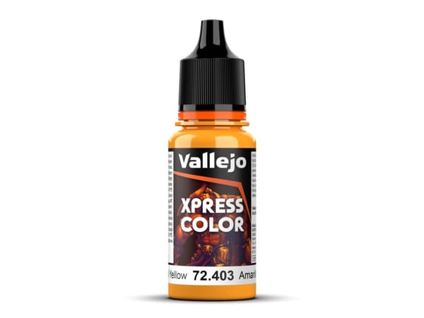 Vallejo 72.403, Gul, Akrylfärg, Vätska, 18 ml, 1 styck