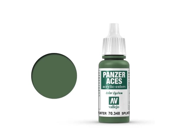 Vallejo 70.348, 17 ml, vihreä, matta, pullo, pullo
