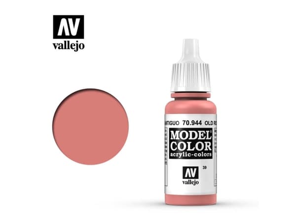 Vallejo 70.944, 17 ml, Röd, Matt, Flaska