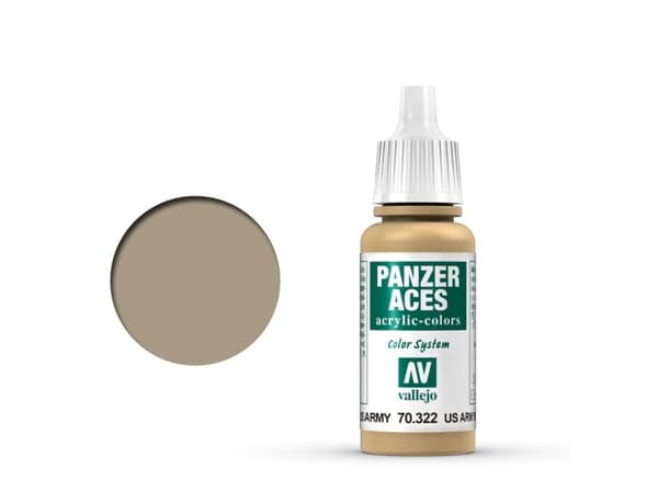 Vallejo 70.322, Brun, Acryl maling, Væske, 17 ml, 1 stykker