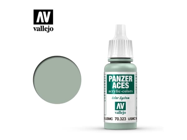 Vallejo 70.323, 17 ml, Grønn, Matte, Flaske