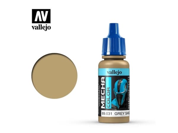 Vallejo 69.031, Grå, Sand, Acryl maling, Væske, 17 ml, 1 stykker
