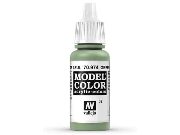 Vallejo 70.974, 17 ml, Grön, Matt, Flaska