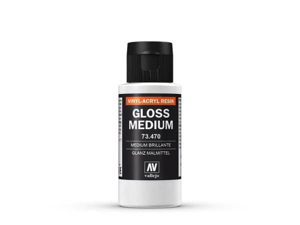 Vallejo Gloss Medium, 60 ml, Plastflaska