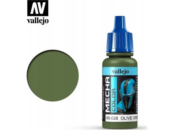 Vallejo 69.028, Grön, Oliv, Akrylfärg, Vätska, 17 ml, 1 styck