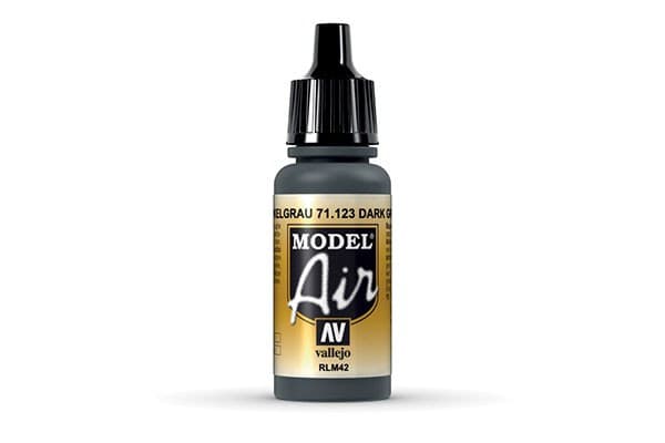 Vallejo Model Air, 17 ml, Grå, Matte, Flaske