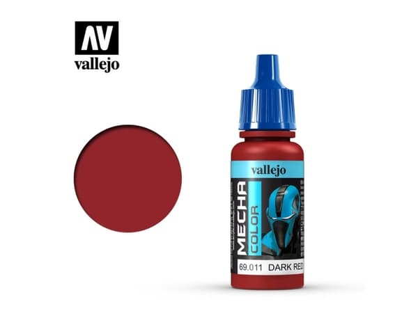 Vallejo 69.011, Punainen, Akryylimaali, Nestemäinen, 17 ml, 1 kpl