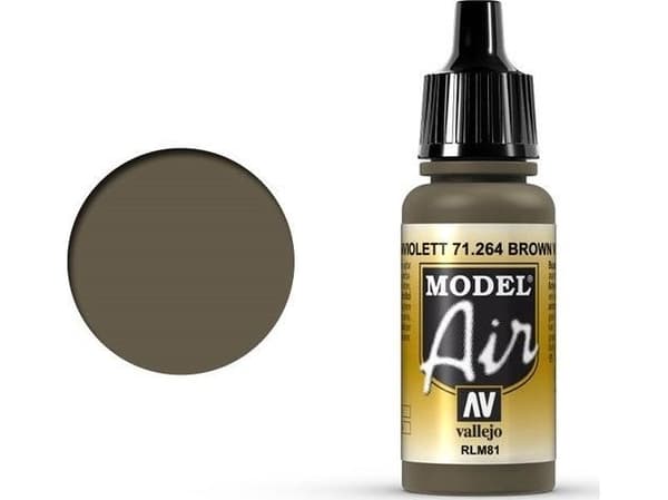 Vallejo 71.264, 17 ml, Brun, Matt, Flaska