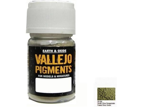 Vallejo 73.122, Oliven, 35 ml, 1 stykker, Faded Olive Green