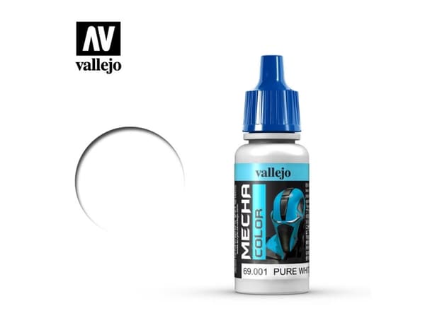 Vallejo 69.001, Vit, Akrylfärg, Vätska, 17 ml, 1 styck |