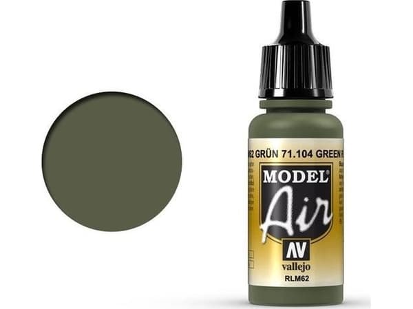 Vallejo 71.104, Grön, Akrylfärg, Vätska, 17 ml, 1 styck